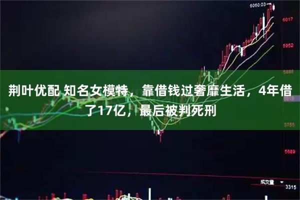 荆叶优配 知名女模特,靠借钱过奢靡生活,4年借了17亿,最后被判死刑